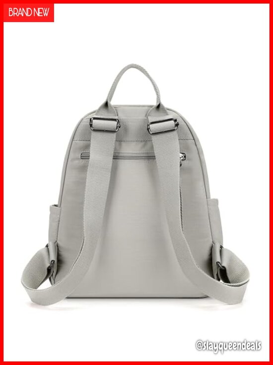 Mini Nylon Backpack for Women, Lightweight Travel Daypack, Adjustable Straps, main image 5